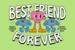 Groovy Cartoon Display Font - Image 7