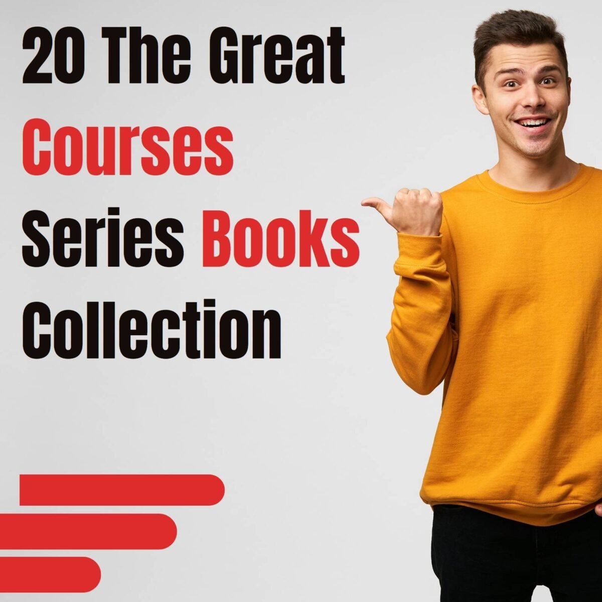 20 The Great Courses Series Books Collection - Image 1